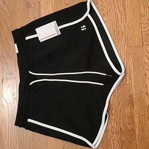 SPORTS ILLUSTRATED WOMEN'S BLACK SHORTS ELASTIC WAISTBAND SIZE MEDIUM